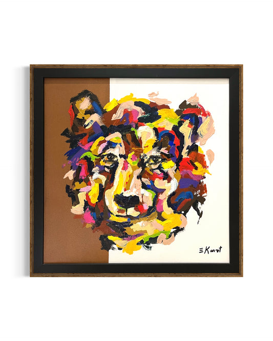 Obra De Arte Figurativa - Urso