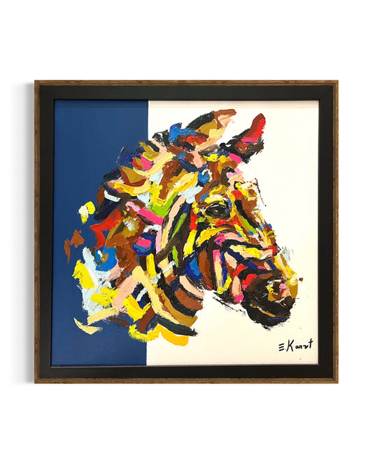 Obra De Arte Figurativa - Zebra